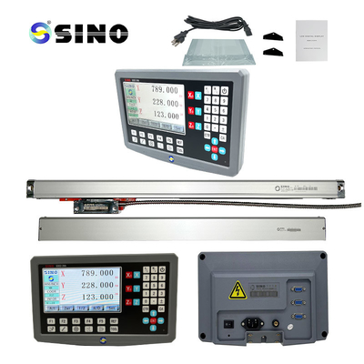 3 محور فرش چرخ دار با LCD DRO مقیاس خطی کدگر نوری SDS2-3VA