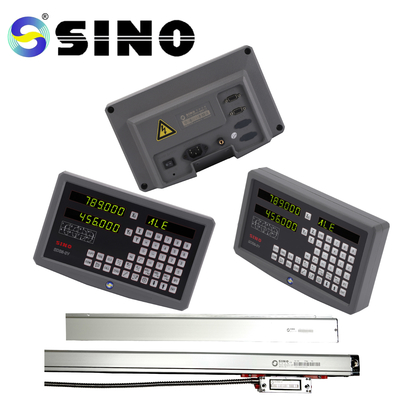 سیستم بازخوانی دیجیتال TTL SINO با دو محور SDS6-2V رمزگذار مقیاس خطی شیشه ای با Dro