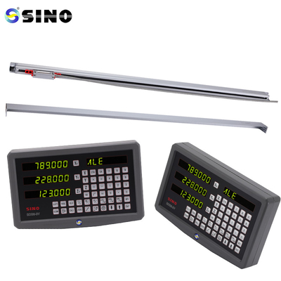 ۲/۳ محور دیجیتال خوانش مقیاس خطی SINO SDS6-3V KA600-1300mm DRO نمایش 5um