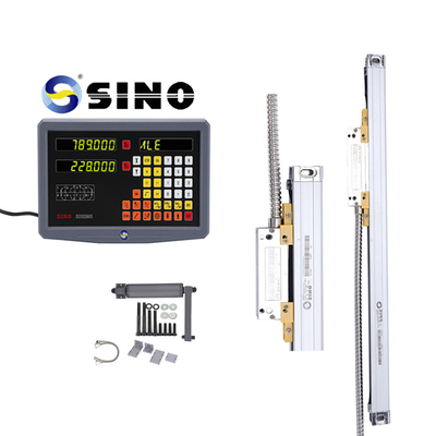 SINO مقیاس خطی دیجیتال SDS2MS دو محور مقیاس شیشه ای خطی بر روی صفحه نمایش خواندن دیجیتال