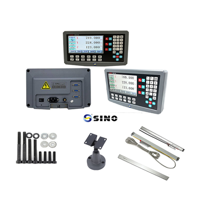 SINO SDS2-3VA 0.5um رزولوشن DRO 3 محور دیجیتال خواندن متر RS422 سیگنال برای چرخ چرخ