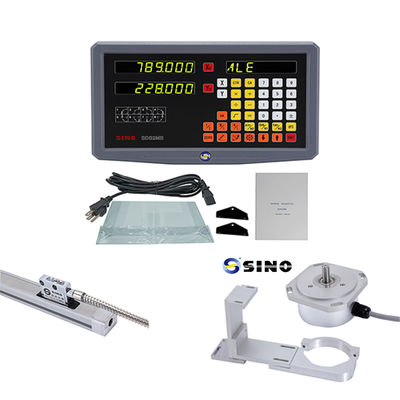 نمایشگر نوری 2 محوره SINO با رمزگذار خطی، طول 70-1020 میلی‌متر، برای ماشین‌های فرز، تراش، و بورینگ