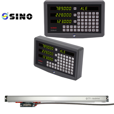 SINO 3 محور سیستم خواندن دیجیتال 5um رزولوشن برای ماشین آلات CNC Boring
