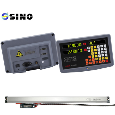 SINO SDS2MS خواندن دیجیتال دو محور نوری با زاویه خطی کدگر طول 7-102 سانتی متر برای ماشین آسیاب