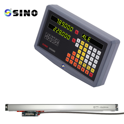 SINO SDS2MS خواندن دیجیتال دو محور نوری با زاویه خطی کدگر طول 7-102 سانتی متر برای ماشین آسیاب