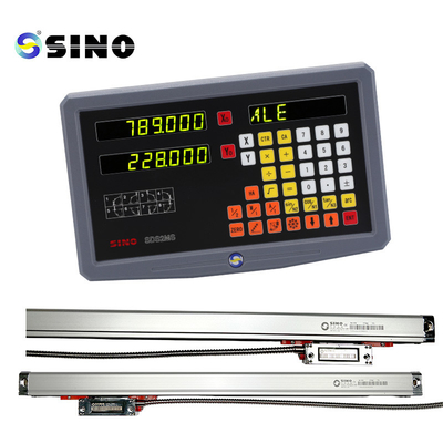 SDS DRO 2MS سیستم خواندن دیجیتال DRO 2 محور با KA300 سیستم مقیاس مغناطیسی اصلاح خط خطی