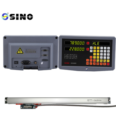 SINO مقیاس مقناطیسی خطی Dro Kit SDS2MS خواندن دیجیتال دو محور برای ماشین های فریز