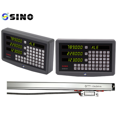 خط کش مقیاس شیشه ای رمزگذار خطی SINO DRO SDS6-3V با بازخوانی دیجیتال 3 محوره