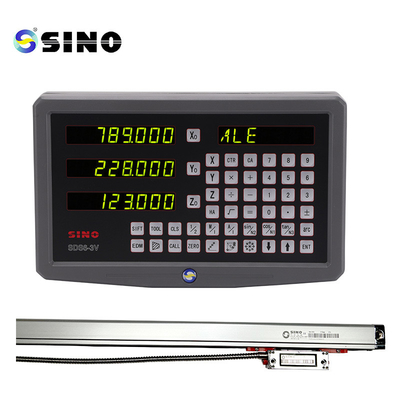 خط کش مقیاس شیشه ای رمزگذار خطی SINO DRO SDS6-3V با بازخوانی دیجیتال 3 محوره