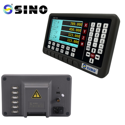 مقیاس خطی شیشه ای خاکستری با چهار محور DRO SINO SDS5-4VA سیستم شمارش دیجیتال ورودی