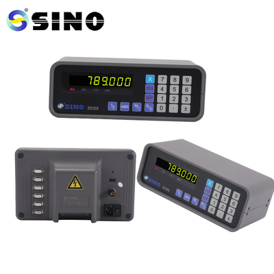 دستگاه فرز رمزگذار نوری خطی شیشه ای SINO SDS6-2V با مقیاس مغناطیسی DRO کیت 3 محور