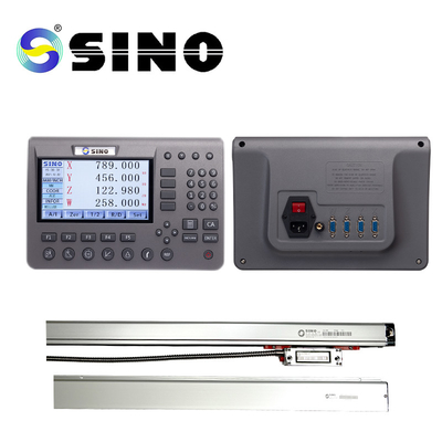 2 محور DRO SDS 200 کیت فلز LCD صفحه نمایش کامل لمس 0.005mm وضوح عملی برای ماشین فریز