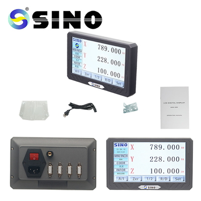 SINO SDS200S کیت های خواندن دیجیتال DRO 3 محور صفحه نمایش LCD کامل لمسی برای دستگاه آسیاب تراشه تراشه تراشه
