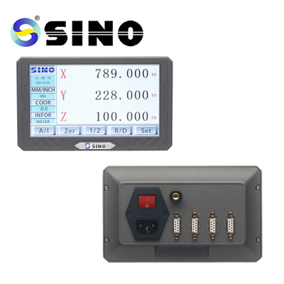 SINO SDS200S 3 محوره دیجیتال بازخوانی شمارنده مقیاس خطی DRO برای دستگاه فرز