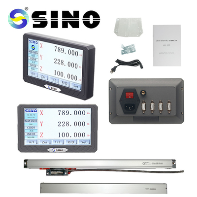 SINO SDS200S 3 محوره دیجیتال بازخوانی شمارنده مقیاس خطی DRO برای دستگاه فرز