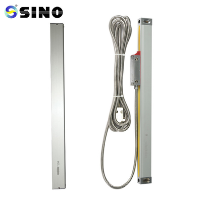 RoHS 2 Axis DRO Kit LCD نمایش بازخوان دیجیتالی سنسور نوری با مقیاس خطی خطی 5 میلیمتری خط کش مقیاس شیشه ای برای ماشین تراش