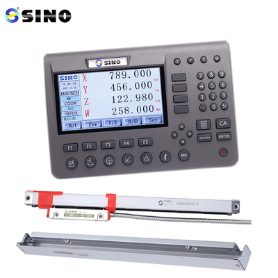 SDS200 DRO SINO سیستم خواندن دیجیتالی 4 محور با LCD فلزی و کیت رمزگذاری خطی برای ماشین های فریز