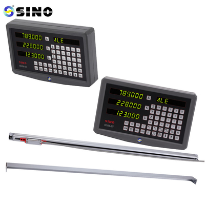 ۲/۳ محور دیجیتال خوانش مقیاس خطی SINO SDS6-3V KA600-1300mm DRO نمایش 5um