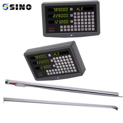 SINO KA600-1500mm 1μM مقیاس خطی DRO 2 محور کدگر خواندن دیجیتال تراشه دقیق بالا