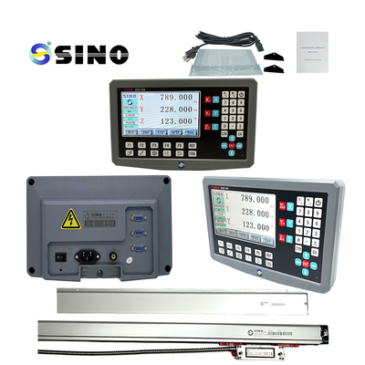 SINO SDS2-3VA 3 محور سیستم خواندن دیجیتال KA300-70mm مقیاس خطی رمزگذاری نوری با چند زبان