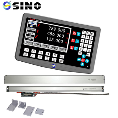 SINO SDS6-3VA 3 محور سیستم خواندن دیجیتال LCD DRO نمایشگر سنسور شیشه ای مقیاس خطی