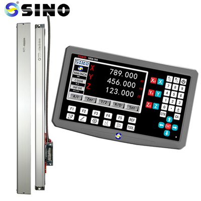 SINO SDS6-3VA سیستم خواندن دیجیتال سه محور DRO دستگاه اندازه گیری برای فریزینگ / لیت RS232C