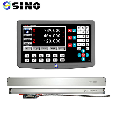 SINO SDS6-3VA 3 محور سیستم خواندن دیجیتال LCD DRO نمایشگر سنسور شیشه ای مقیاس خطی