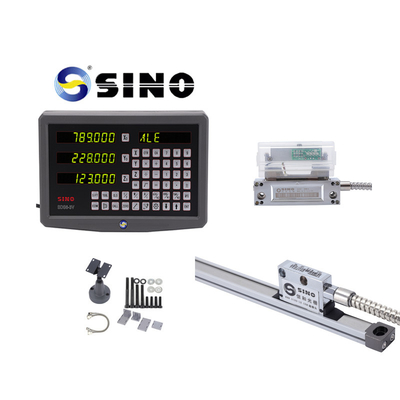 SINO SDS6-3V Glass Linear Scale Meter ماشین چرخ دار دیجیتال DRO 3 محور 1um