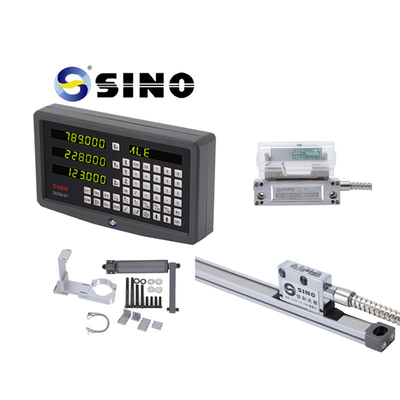 SINO SDS6-3V خواندن دیجیتال DRO 3 محور با صفحه نمایش LED برای آسیاب ماشین آسیاب چرخ دار