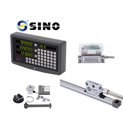 SINO SDS6-3V Glass Linear Scale Meter ماشین چرخ دار دیجیتال DRO 3 محور 1um