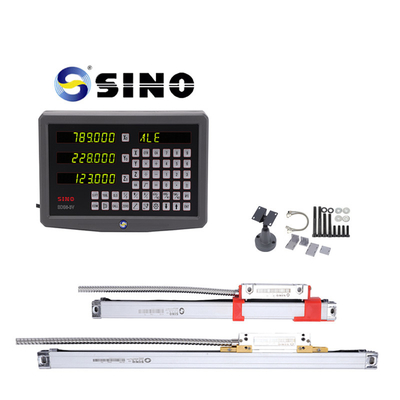 SINO 3 محور SDS6-3VA DRO نمایش TTL با مقیاس رمزگذاری خطی یک سری از KA برای چرخ دار آسیاب CNC سوراخ کردن ماشین
