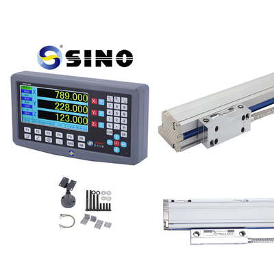 اندازه گیری با SINO 3 محور خواندن دیجیتال SDS2-3VA 5 میکران رمزگذاری خطی