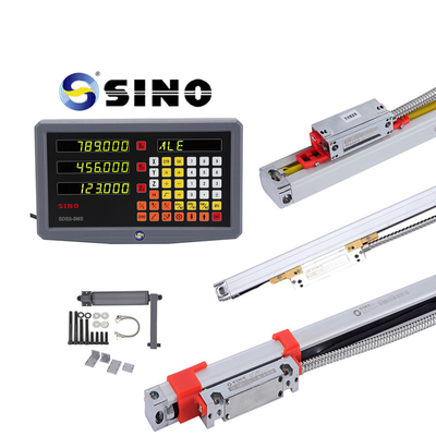 SINO SDS2-3MS خواندن دیجیتال Dro فرش چرخ دار ماشین دقت مقیاس خطی