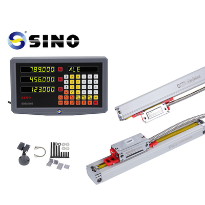 SINO SDS2-3MS سیستم خواندن دیجیتال سه محور DRO Glass Linear Ruler برای ماشین آسیاب چرخ دار