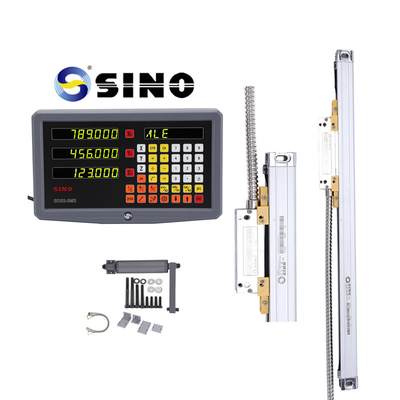 SINO SDS2-3MS DRO سیستم خواندن دیجیتال برای ماشین آلات چرخ دار و فریزینگ با نمایشگر عددی 3 هماهنگ