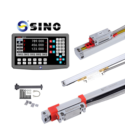 RS422 DRO Digital Reading Linear Scale Optical Encoder SINO SDS6-3VA 3 محور آسیاب چرخ دار