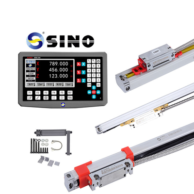 RS422 DRO Digital Reading Linear Scale Optical Encoder SINO SDS6-3VA 3 محور آسیاب چرخ دار