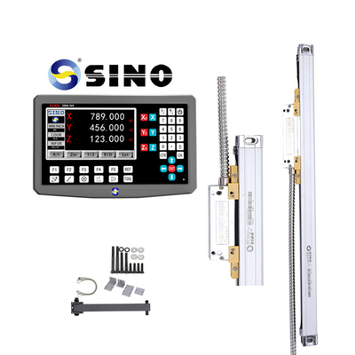 ابزار اندازه گیری دقیق SINO، SDS6-3VA ۳ محور خواندن دیجیتال RS422، مقیاس شیشه ای خطی 1um/5um