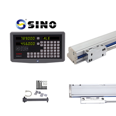 SINO SDS6-2V دو محور Dro صفحه نمایش خواندن دیجیتالی مقیاس خطی دستگاه فریز