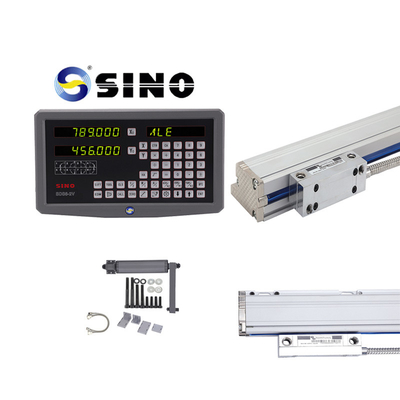 SINO 2 محور CE SDS6-2V سیستم خواندن دیجیتال SINO با صفحه نمایش LED برای ماشین آسیاب چرخ دار