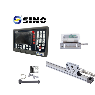 SINO SDS5-4VA صفحه نمایش دیجیتال DRO دستگاه چرخ دار کدگر دیجیتال شیشه مقیاس خطی