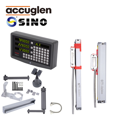 ابزار اندازه گیری دقیق SINO، SDS6-3VA ۳ محور خواندن دیجیتال RS422، مقیاس شیشه ای خطی 1um/5um