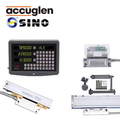 ابزار اندازه گیری دقیق SINO، SDS6-3VA ۳ محور خواندن دیجیتال RS422، مقیاس شیشه ای خطی 1um/5um