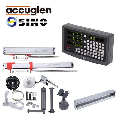 RS422 DRO Digital Reading Linear Scale Optical Encoder SINO SDS6-3VA 3 محور آسیاب چرخ دار