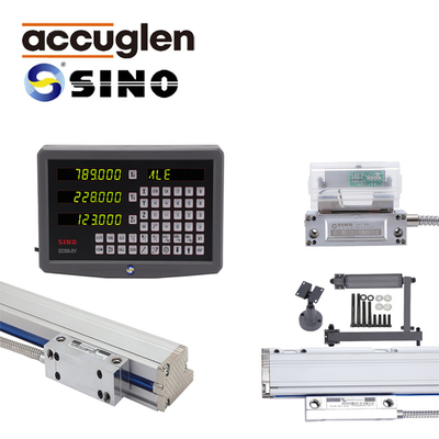 RS422 DRO Digital Reading Linear Scale Optical Encoder SINO SDS6-3VA 3 محور آسیاب چرخ دار