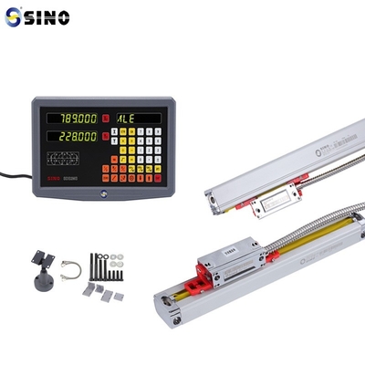دستگاه چرخ دار خطی شیشه ای با دو محور SINO سیستم خواندن دیجیتال DRO SDS2MS