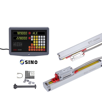 دستگاه چرخ دار خطی شیشه ای با دو محور SINO سیستم خواندن دیجیتال DRO SDS2MS