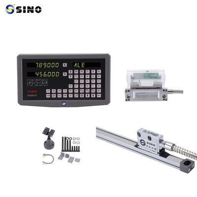 دستگاه چرخ دار 0.001mm LED 2 محور Kit DRO Digital Reading
