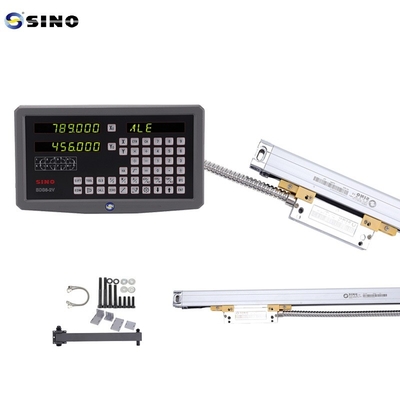 SDS6-2V خواندن دیجیتال صفحه نمایش SINO LED 2 محور DRO سیستم 60Hz برای فرش ماشین چرخ دار