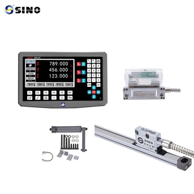 SDS6-3VA 3Axis Ditron Dro خواندن دیجیتال با مقیاس شیشه ای خطی برای ابزار اندازه گیری ماشین چرخ دار